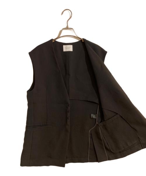 BEAUTY&YOUTH（ビューティーアンドユース）BEAUTY&YOUTH (ビューティーアンドユース) カラーレス ジレ ブラック サイズ:FREE 未使用品の古着・服飾アイテム