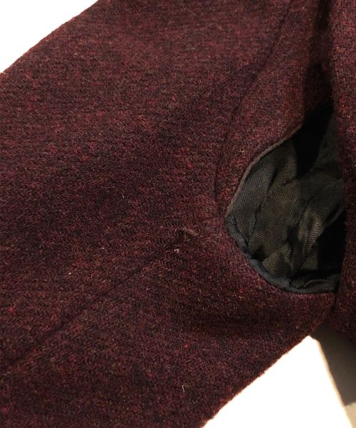 MM6 Maison Margiela（エムエムシックスメゾンマルジェラ）MM6 Maison Margiela (エムエムシックス メゾンマルジェラ) ディタッチャブルスリーブチェスターコート ボルドー サイズ:36の古着・服飾アイテム