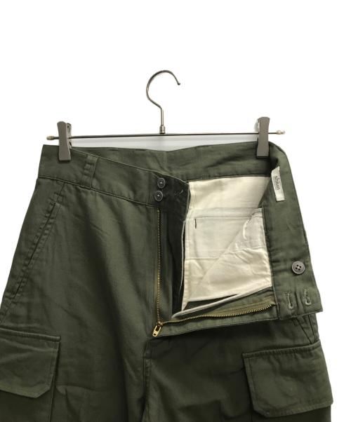 shiun（シウン）shiun (シウン) BACKSATIN M-47 FATIGUE PANTS(バックサテンM-47ファティーグパンツ) オリーブ サイズ:Sの古着・服飾アイテム