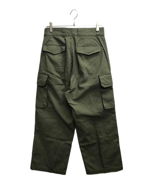 shiun（シウン）shiun (シウン) BACKSATIN M-47 FATIGUE PANTS(バックサテンM-47ファティーグパンツ) オリーブ サイズ:Sの古着・服飾アイテム