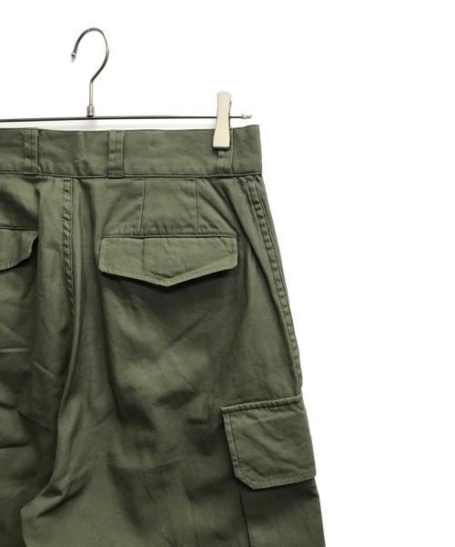 shiun（シウン）shiun (シウン) BACKSATIN M-47 FATIGUE PANTS(バックサテンM-47ファティーグパンツ) オリーブ サイズ:Sの古着・服飾アイテム