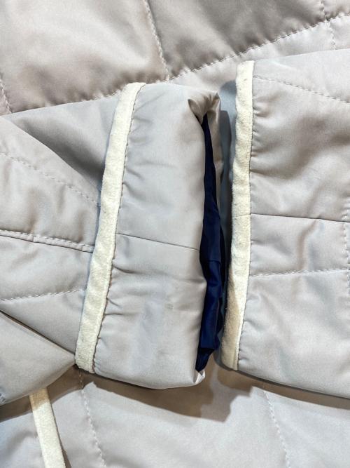 Aquascutum（アクアスキュータム）Aquascutum (アクアスキュータム) フーデッドキルティングコート グレー サイズ:不明の古着・服飾アイテム