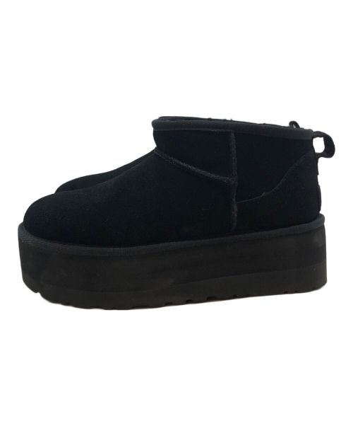 UGG（アグ）UGG (アグ) CLASSIC ULTRA MINI PLATFORM/クラシック ウルトラ ミニ プラットフォーム ブラック サイズ:25㎝の古着・服飾アイテム