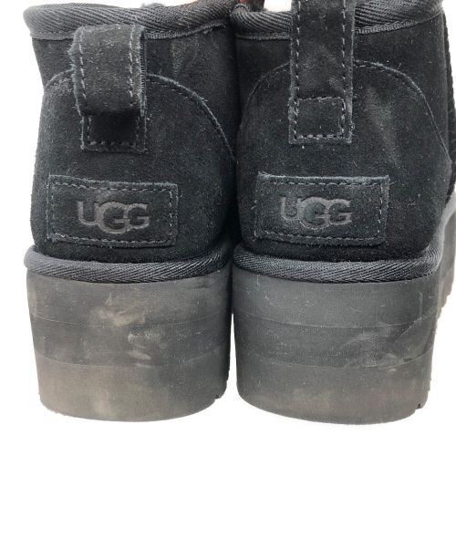 UGG（アグ）UGG (アグ) CLASSIC ULTRA MINI PLATFORM/クラシック ウルトラ ミニ プラットフォーム ブラック サイズ:25㎝の古着・服飾アイテム