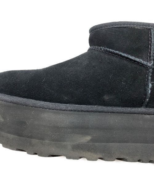UGG（アグ）UGG (アグ) CLASSIC ULTRA MINI PLATFORM/クラシック ウルトラ ミニ プラットフォーム ブラック サイズ:25㎝の古着・服飾アイテム