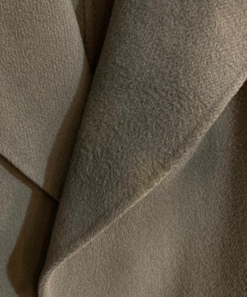 'S Max Mara（エスマックスマーラ）'S Max Mara (エスマックスマーラ) PURE NEW WOOL ダブルフェイスコート グレー サイズ:40の古着・服飾アイテム