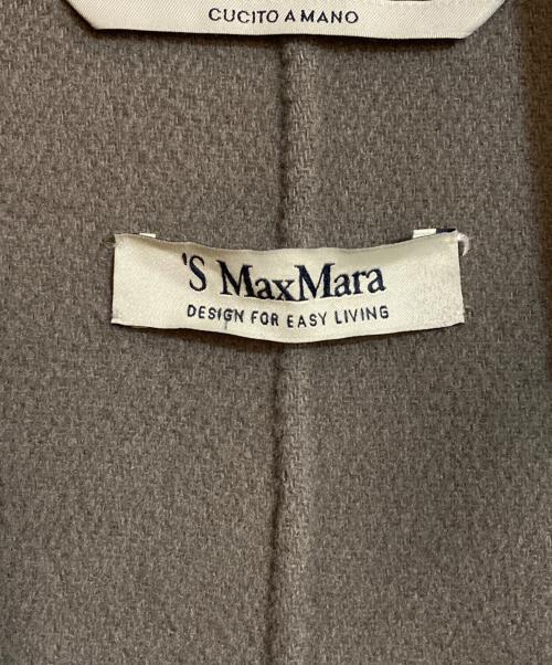 'S Max Mara（エスマックスマーラ）'S Max Mara (エスマックスマーラ) PURE NEW WOOL ダブルフェイスコート グレー サイズ:40の古着・服飾アイテム