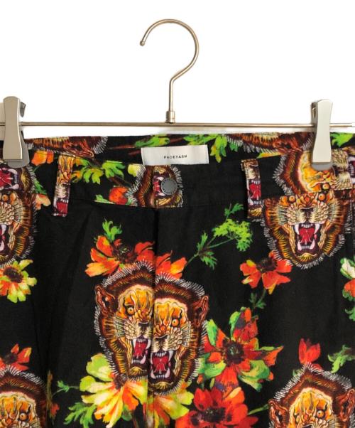 FACETASM（ファセッタズム）FACETASM (ファセッタズム) LION FLOWER FLANNEL PANTS ブラック サイズ:不明の古着・服飾アイテム