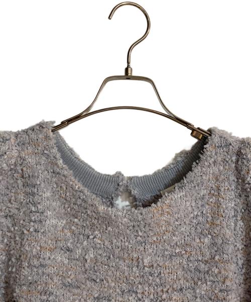 Snidel（スナイデル）Snidel (スナイデル) 半袖ニットワンピース ブルー サイズ:FREEの古着・服飾アイテム