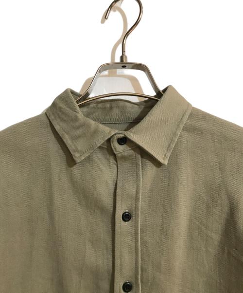 RHC Ron Herman（アールエイチシー ロンハーマン）RHC Ron Herman (アールエイチシー ロンハーマン) ストレッチツイルシャツ ベージュ サイズ:Sの古着・服飾アイテム