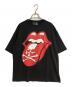 Mastermind JAPAN（マスターマインド ジャパン）の古着「Big Tongue Regular Fit Tee」｜ブラック×レッド