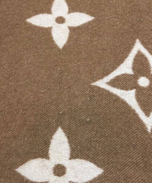 LOUIS VUITTON（ルイ ヴィトン）LOUIS VUITTON (ルイ ヴィトン) エシャルプ レイキャビック ブラウン サイズ:45.5×194cmの古着・服飾アイテム
