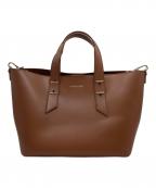 CHARLES & KEITHチャールズアンドキース）の古着「ダブルハンドル スローチーバッグ」｜カラー : chocolate