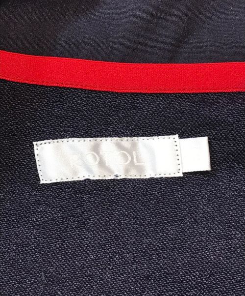 ROTOL（ロトル）ROTOL (ロトル) HALF ZIP TECK BLOUSON ネイビー サイズ:3の古着・服飾アイテム