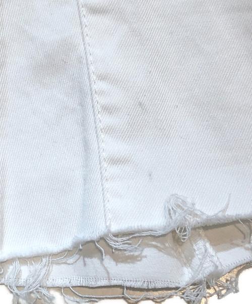 DSQUARED2（ディースクエアード）DSQUARED2 (ディースクエアード) ロゴプレートデニム ホワイト サイズ:48の古着・服飾アイテム