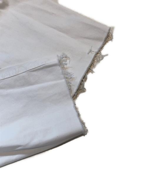 DSQUARED2（ディースクエアード）DSQUARED2 (ディースクエアード) ロゴプレートデニム ホワイト サイズ:48の古着・服飾アイテム