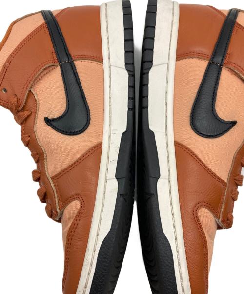 NIKE（ナイキ）NIKE (ナイキ) DUNK MID(ダンクミッド） ブラウン サイズ:US9.5の古着・服飾アイテム