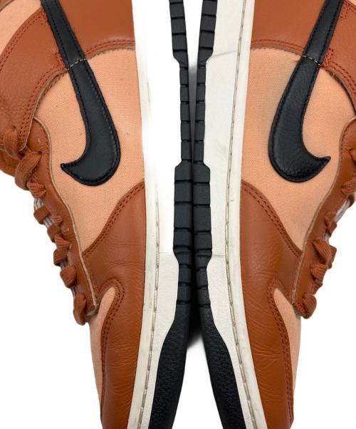 NIKE（ナイキ）NIKE (ナイキ) DUNK MID(ダンクミッド） ブラウン サイズ:US9.5の古着・服飾アイテム