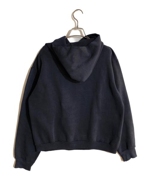 RUSSELL ATHLETIC（ラッセルアスレチック）RUSSELL ATHLETIC (ラッセルアスレチック) 3段プリントパーカー ネイビー サイズ:Mの古着・服飾アイテム