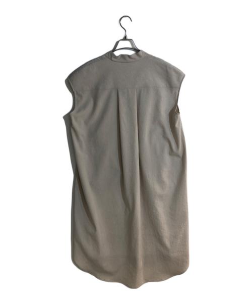 MIDIUMISOLID（ミディウミソリッド）MIDIUMISOLID (ミディウミソリッド) ノースリーブワンピース アイボリー サイズ:不明の古着・服飾アイテム