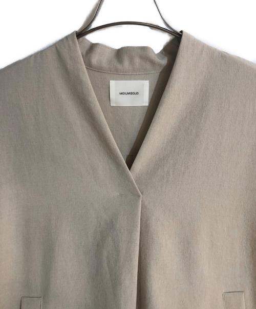 MIDIUMISOLID（ミディウミソリッド）MIDIUMISOLID (ミディウミソリッド) ノースリーブワンピース アイボリー サイズ:不明の古着・服飾アイテム