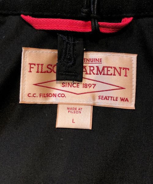 FILSON GARMENT（フィルソン ガーメント）FILSON GARMENT (フィルソン ガーメント) COVER CLOTH MILE MARKER ブラック サイズ:Lの古着・服飾アイテム