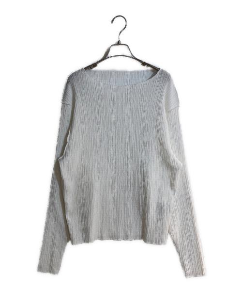 FRAMeWORK（フレームワーク）FRAMeWORK (フレームワーク) リンクルトリコットトップス ホワイト サイズ:不明の古着・服飾アイテム