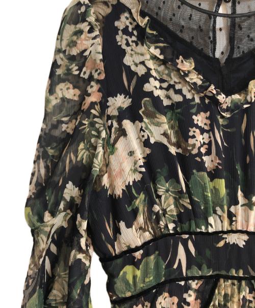 RUVIE（ルビー）RUVIE (ルビー) VILLA ワンピース ネイビー サイズ:38の古着・服飾アイテム