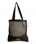 THE NORTH FACE WHITE LABELザノースフェイスホワイトレーベル）の古着「トートバッグメッシュ ロゴプリントハンドバッグ」｜ブラック