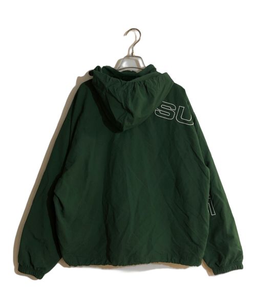 SUPREME（シュプリーム）SUPREME (シュプリーム) 24FW SPELLOUT EMBROIDERED TRACK JACKET グリーン サイズ:Mの古着・服飾アイテム