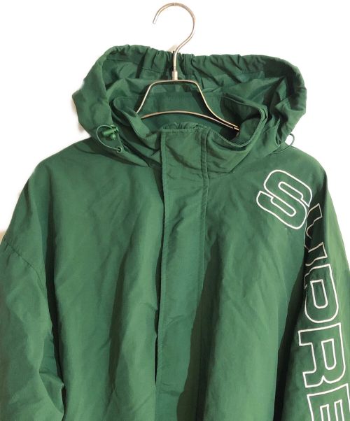 SUPREME（シュプリーム）SUPREME (シュプリーム) 24FW SPELLOUT EMBROIDERED TRACK JACKET グリーン サイズ:Mの古着・服飾アイテム