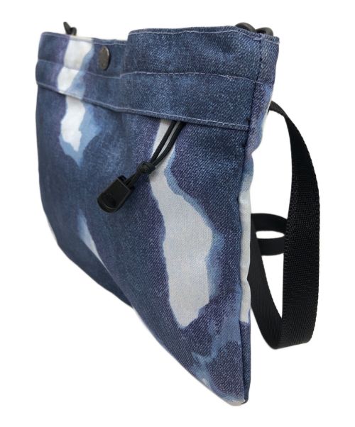 SUPREME（シュプリーム）Supreme (シュプリーム) THE NORTH FACE (ザ ノース フェイス) Bleached Denim Print Shoulder Bag ブルーの古着・服飾アイテム