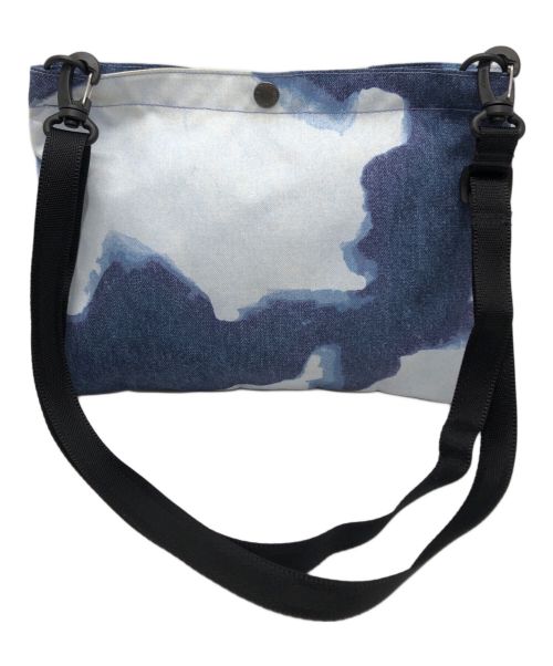 SUPREME（シュプリーム）Supreme (シュプリーム) THE NORTH FACE (ザ ノース フェイス) Bleached Denim Print Shoulder Bag ブルーの古着・服飾アイテム