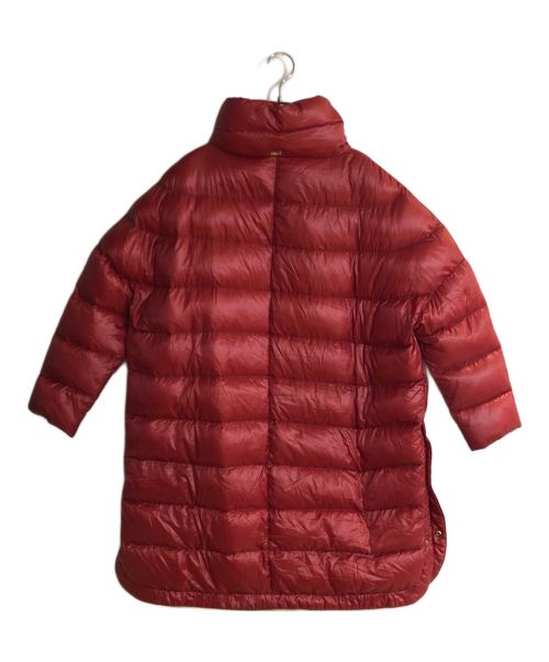 HERNO（ヘルノ）HERNO (ヘルノ) サイドボタンライトウェイトダウンコート レッド サイズ:40の古着・服飾アイテム