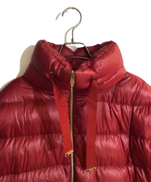 HERNO（ヘルノ）HERNO (ヘルノ) サイドボタンライトウェイトダウンコート レッド サイズ:40の古着・服飾アイテム