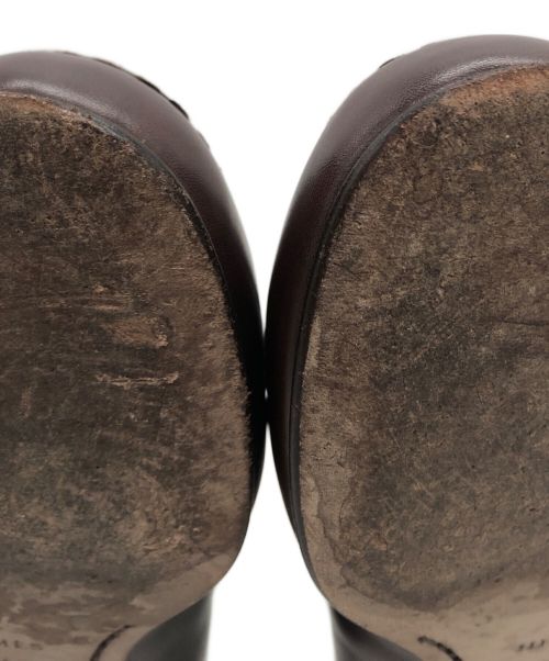 HERMES（エルメス）HERMES (エルメス) ベーシックローファー ブラウン サイズ:35 1/2の古着・服飾アイテム