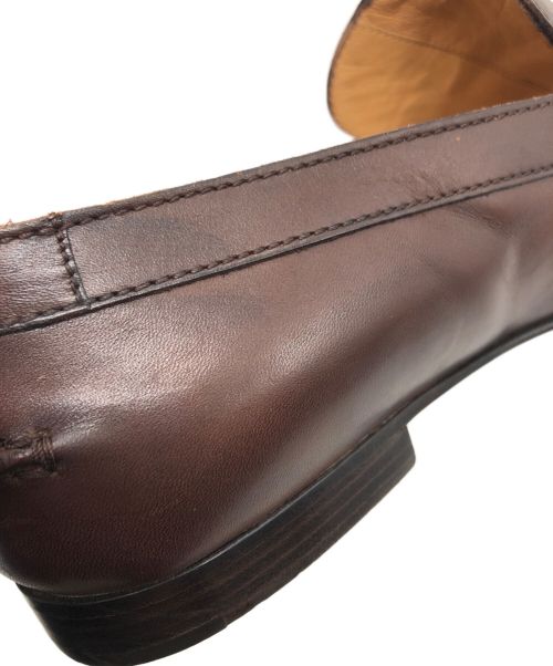 HERMES（エルメス）HERMES (エルメス) ベーシックローファー ブラウン サイズ:35 1/2の古着・服飾アイテム