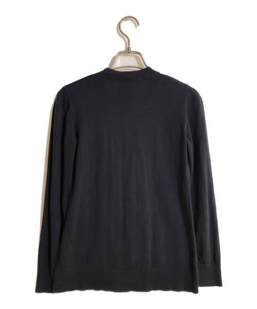 TORY BURCH（トリーバーチ）TORY BURCH (トリーバーチ) ロゴボタンカーディガン ネイビー サイズ:XLの古着・服飾アイテム