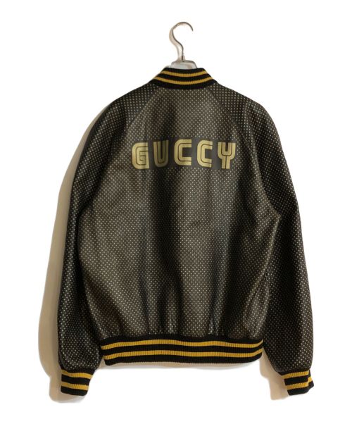GUCCI（グッチ）GUCCI (グッチ) STARS MOTIF JACKET/スターモチーフジャケット ブラック サイズ:50の古着・服飾アイテム
