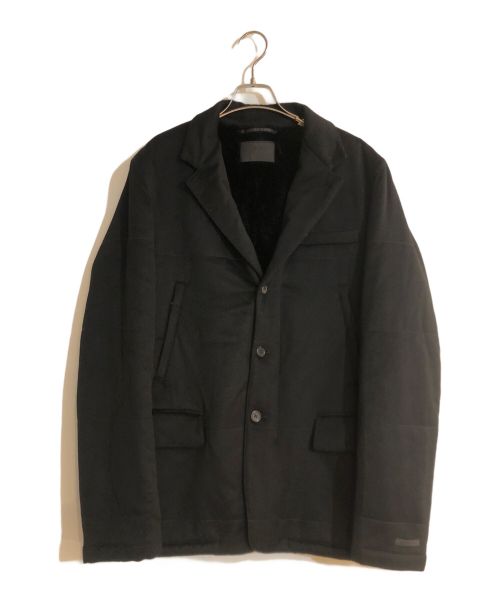 PRADA（プラダ）PRADA (プラダ) パデッド キャメルファブリックジャケット ブラック サイズ:50の古着・服飾アイテム