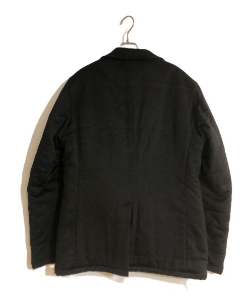 PRADA（プラダ）PRADA (プラダ) パデッド キャメルファブリックジャケット ブラック サイズ:50の古着・服飾アイテム