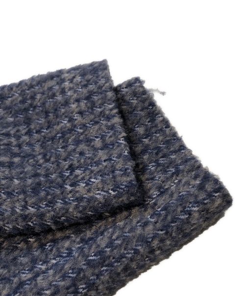 HANAE MORI（ハナエモリ）HANAE MORI (ハナエモリ) モヘアブレンドダブルコート ネイビー サイズ:40の古着・服飾アイテム