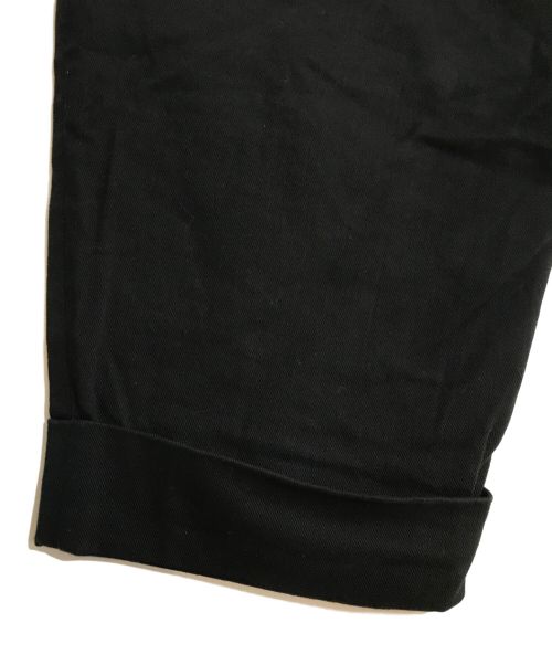 J.W.ANDERSON（ジェイダブリューアンダーソン）J.W.ANDERSON (ジェイダブリューアンダーソン) ヘビーオンステーパードクロップパンツ ブラック サイズ:34の古着・服飾アイテム