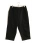 J.W.ANDERSON（ジェイダブリューアンダーソン）の古着「ヘビーオンステーパードクロップパンツ」｜ブラック