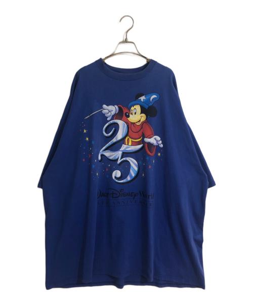 WALT DISNEY（ウォルト・ディズニー）WALT Disney (ウォルト・ディズニー) 25thオールドTシャツ ブルー サイズ:FREEの古着・服飾アイテム