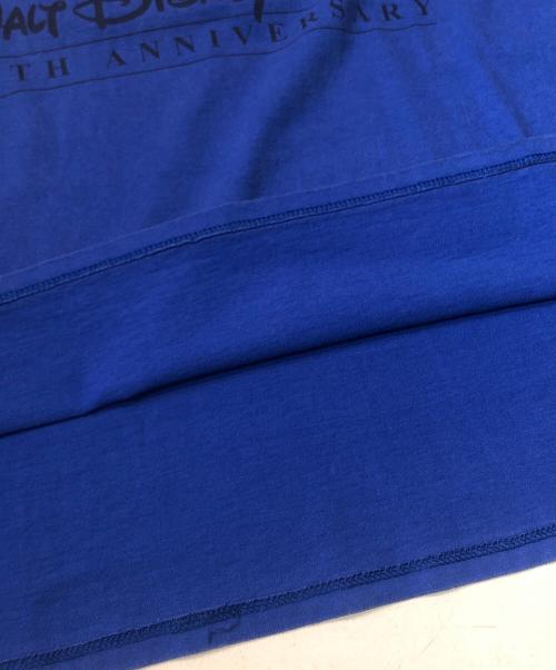WALT DISNEY（ウォルト・ディズニー）WALT Disney (ウォルト・ディズニー) 25thオールドTシャツ ブルー サイズ:FREEの古着・服飾アイテム