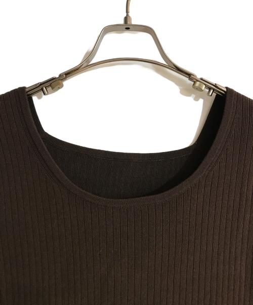 RIVE DROITE（リヴドロワ）RIVE DROITE (リヴドロワ) ラウンドネック2WAYワンピース ブラウン サイズ:38の古着・服飾アイテム