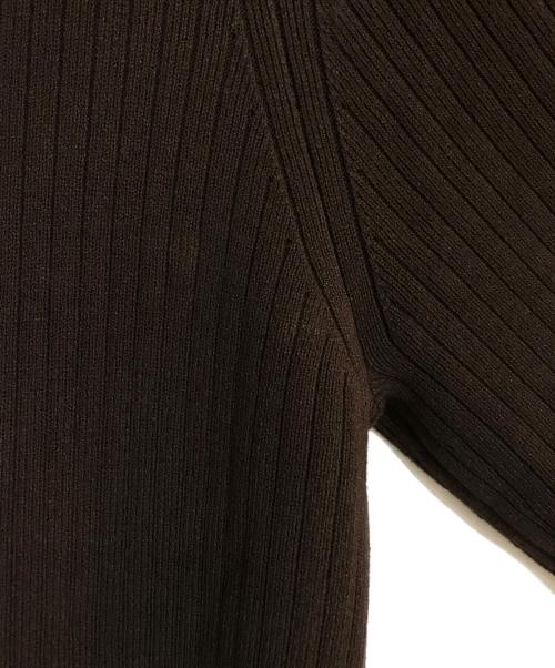 RIVE DROITE（リヴドロワ）RIVE DROITE (リヴドロワ) ラウンドネック2WAYワンピース ブラウン サイズ:38の古着・服飾アイテム