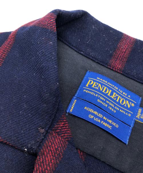 PENDLETON（ペンドルトン）PENDLETON (ペンドルトン) ボードシャツ ネイビー サイズ:Mの古着・服飾アイテム