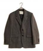 Dunstダンスト）の古着「UNISEX CLASSIC 2 BUTTON WOOL BLAZER」｜ブラウン